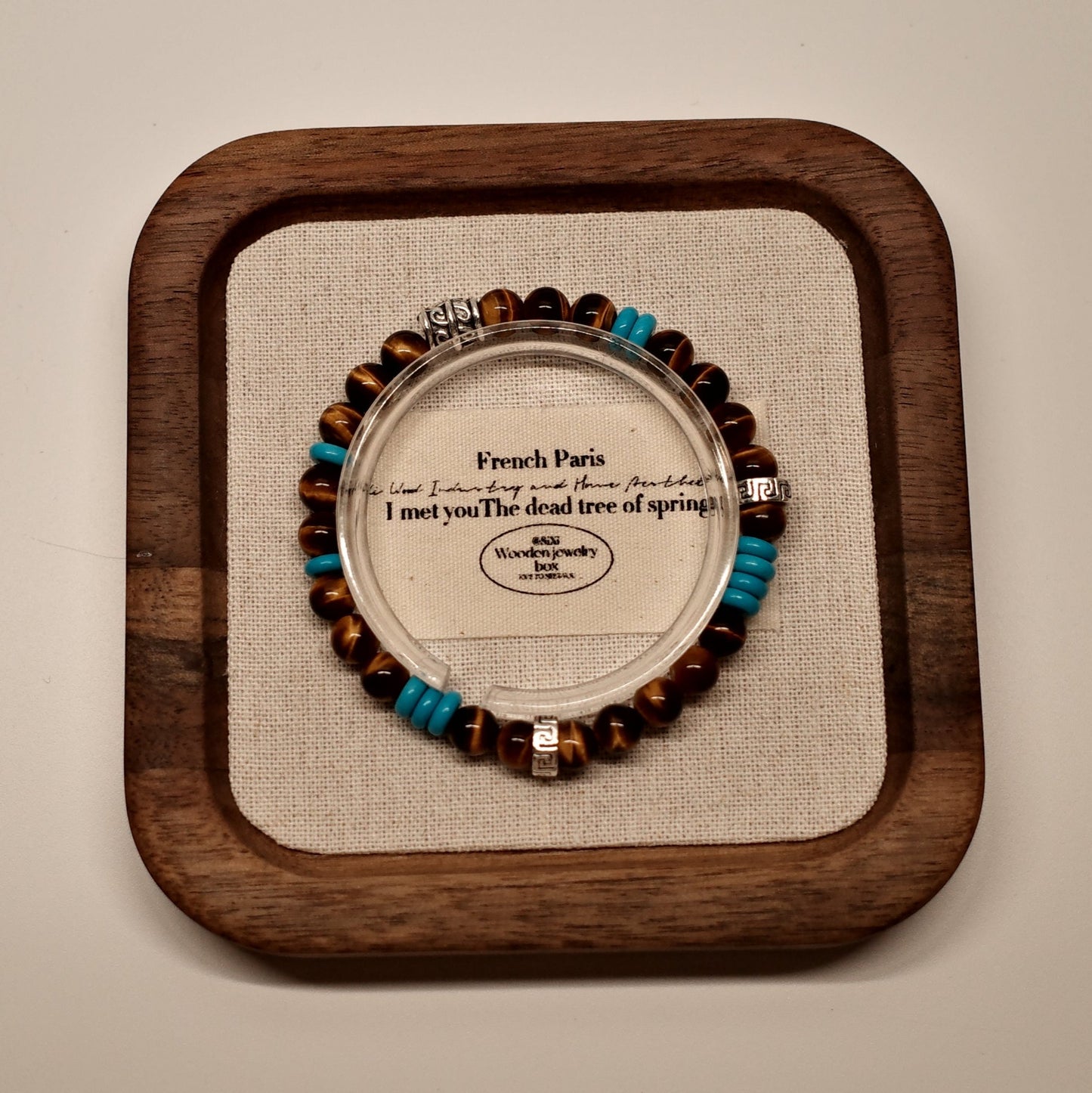 Tiger Pine Guardian-Tiger‘s eye(6mm)