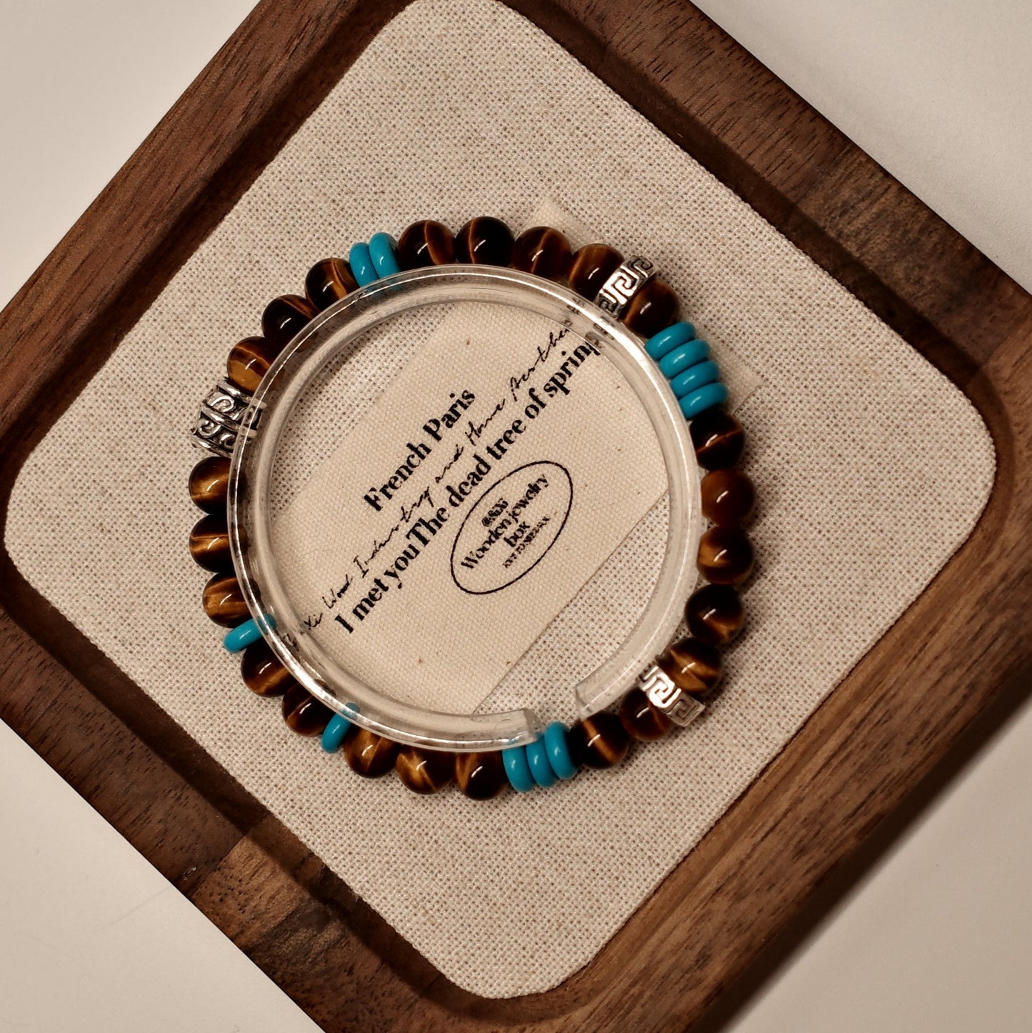 Tiger Pine Guardian-Tiger‘s eye(6mm)